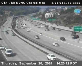 SB 5 at Carmel Mountain Rd.