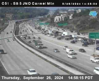 SB 5 at Carmel Mountain Rd.