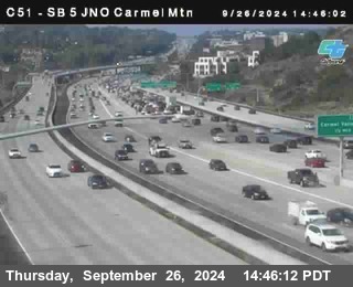 SB 5 at Carmel Mountain Rd.