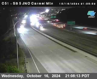 SB 5 at Carmel Mountain Rd.