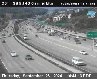 SB 5 at Carmel Mountain Rd.