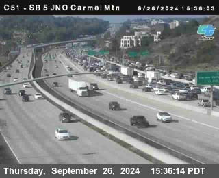 SB 5 at Carmel Mountain Rd.