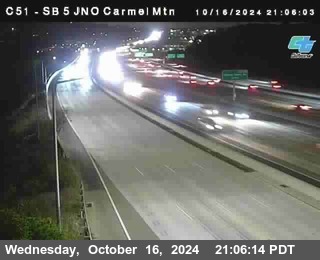 SB 5 at Carmel Mountain Rd.