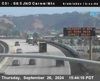 SB 5 at Carmel Mountain Rd.