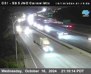 SB 5 at Carmel Mountain Rd.