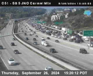 SB 5 at Carmel Mountain Rd.