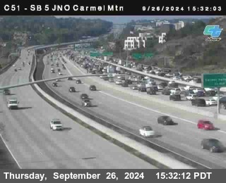 SB 5 at Carmel Mountain Rd.