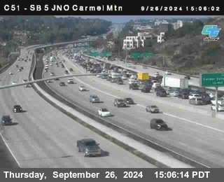 SB 5 at Carmel Mountain Rd.