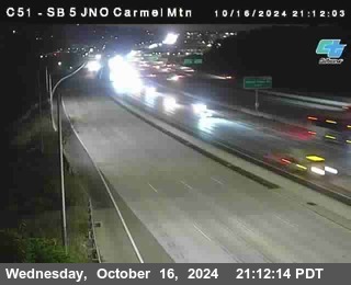 SB 5 at Carmel Mountain Rd.