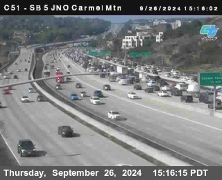 SB 5 at Carmel Mountain Rd.