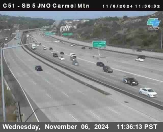 SB 5 at Carmel Mountain Rd.