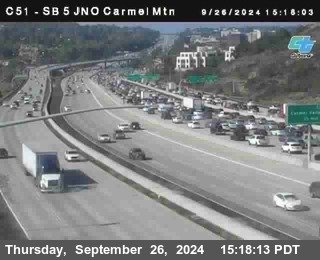 SB 5 at Carmel Mountain Rd.