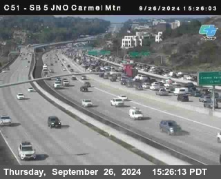 SB 5 at Carmel Mountain Rd.