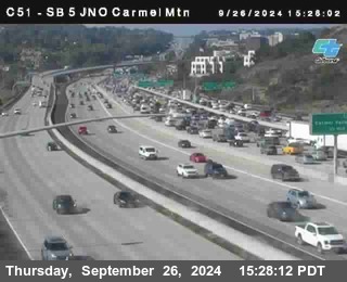 SB 5 at Carmel Mountain Rd.