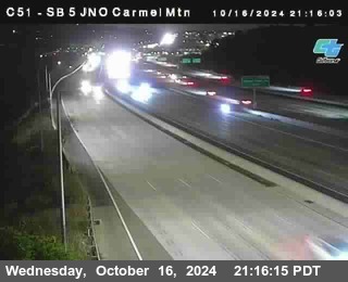 SB 5 at Carmel Mountain Rd.