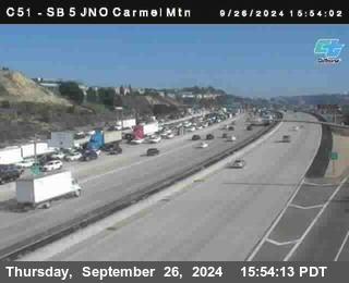 SB 5 at Carmel Mountain Rd.