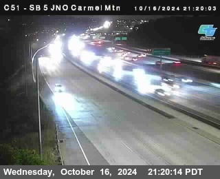 SB 5 at Carmel Mountain Rd.