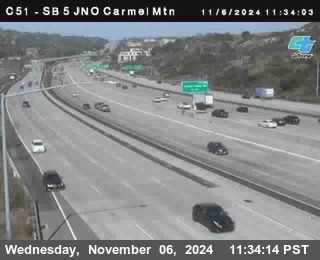 SB 5 at Carmel Mountain Rd.