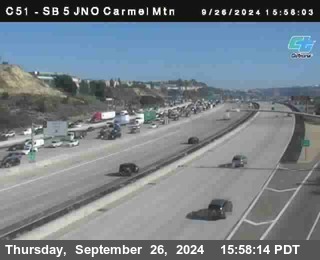 SB 5 at Carmel Mountain Rd.