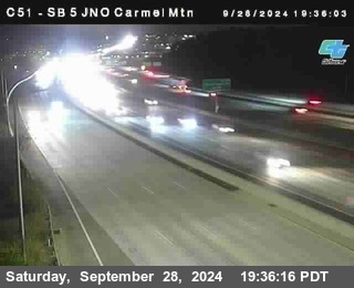 SB 5 at Carmel Mountain Rd.