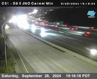 SB 5 at Carmel Mountain Rd.