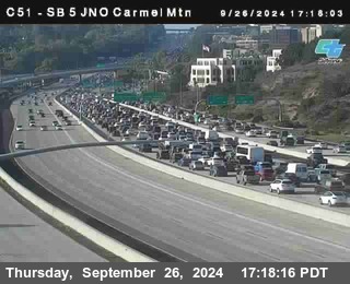 SB 5 at Carmel Mountain Rd.