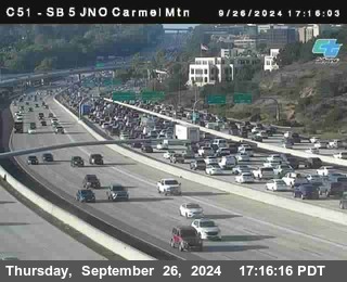 SB 5 at Carmel Mountain Rd.