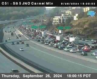 SB 5 at Carmel Mountain Rd.