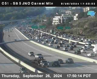 SB 5 at Carmel Mountain Rd.