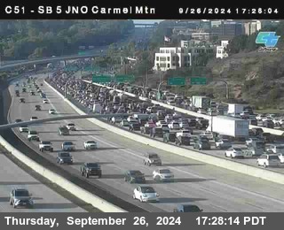 SB 5 at Carmel Mountain Rd.