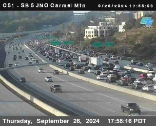 SB 5 at Carmel Mountain Rd.