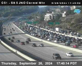 SB 5 at Carmel Mountain Rd.