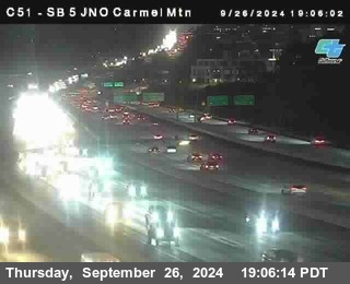 SB 5 at Carmel Mountain Rd.