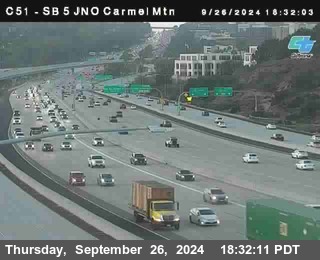 SB 5 at Carmel Mountain Rd.