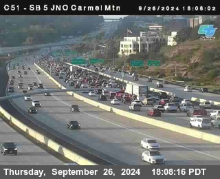 SB 5 at Carmel Mountain Rd.