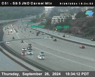 SB 5 at Carmel Mountain Rd.