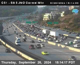 SB 5 at Carmel Mountain Rd.