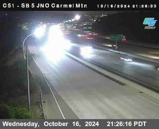 SB 5 at Carmel Mountain Rd.