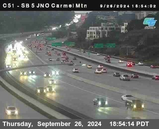 SB 5 at Carmel Mountain Rd.