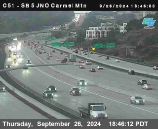 SB 5 at Carmel Mountain Rd.