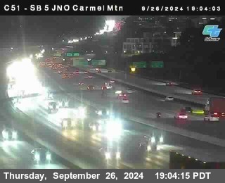 SB 5 at Carmel Mountain Rd.