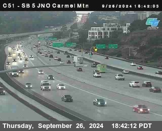 SB 5 at Carmel Mountain Rd.