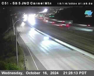 SB 5 at Carmel Mountain Rd.