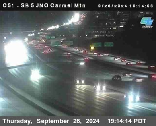 SB 5 at Carmel Mountain Rd.