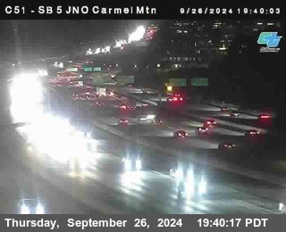 SB 5 at Carmel Mountain Rd.