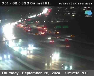 SB 5 at Carmel Mountain Rd.