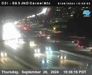 SB 5 at Carmel Mountain Rd.