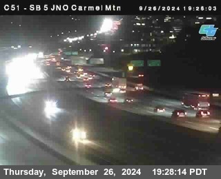 SB 5 at Carmel Mountain Rd.