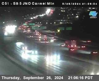 SB 5 at Carmel Mountain Rd.