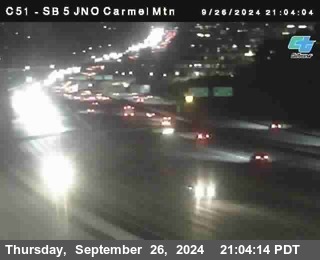 SB 5 at Carmel Mountain Rd.